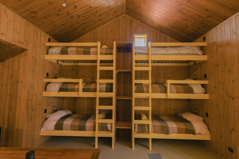 Triple Bunk Hut accommodation at The Great Glenorchy Alpine Base Camp