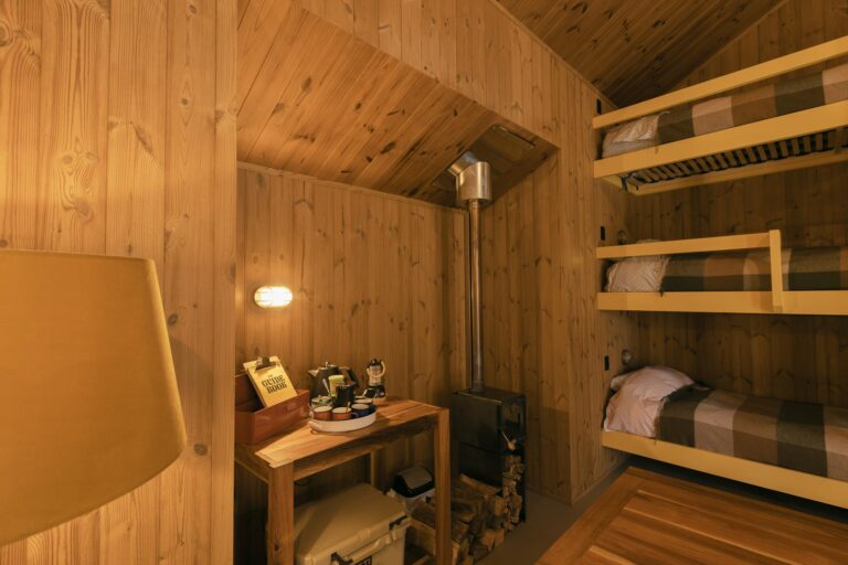 Triple Bunk Hut accommodation at The Great Glenorchy Alpine Base Camp