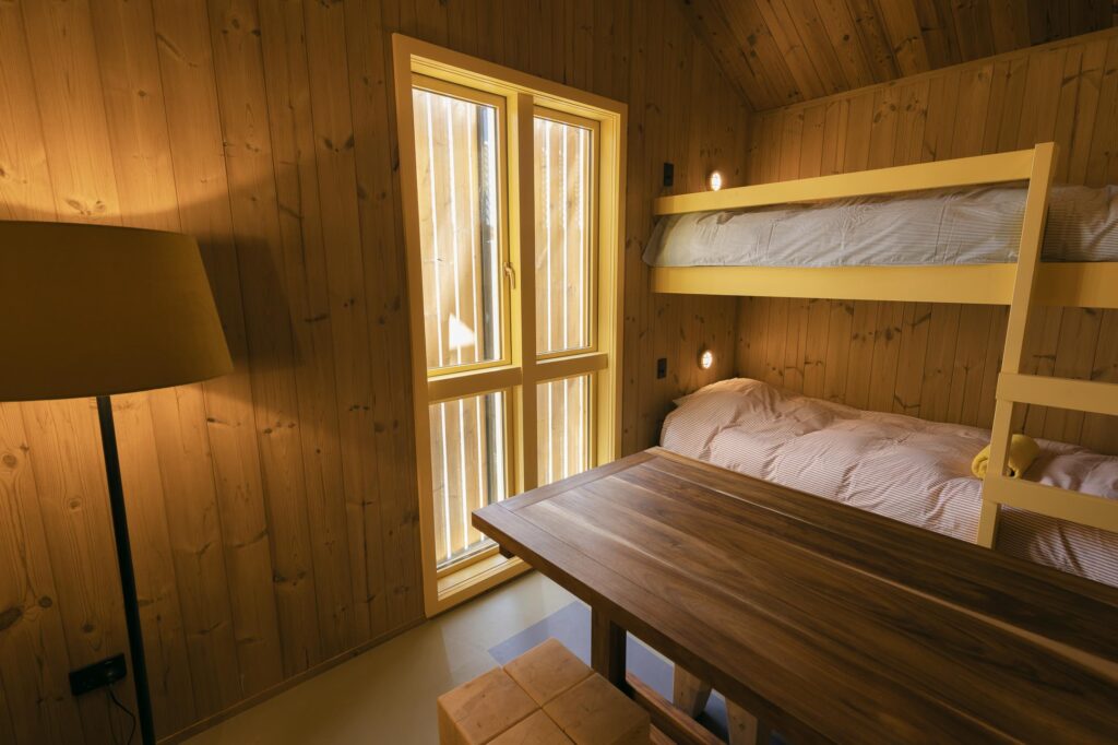Single Bunk Hut accommodation at The Great Glenorchy Alpine Base Camp